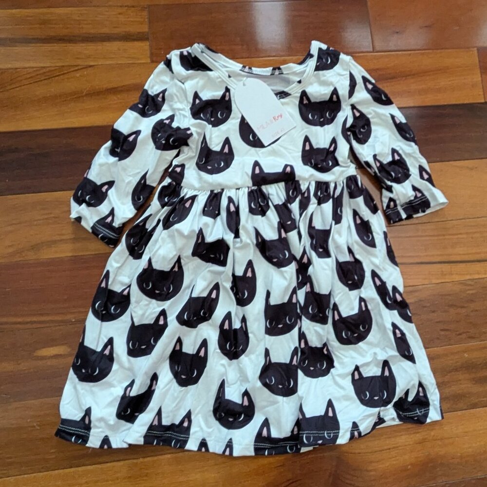 Mila & Rose 3/4 Sleeve Pocket Twirl Dress (4T) NWT